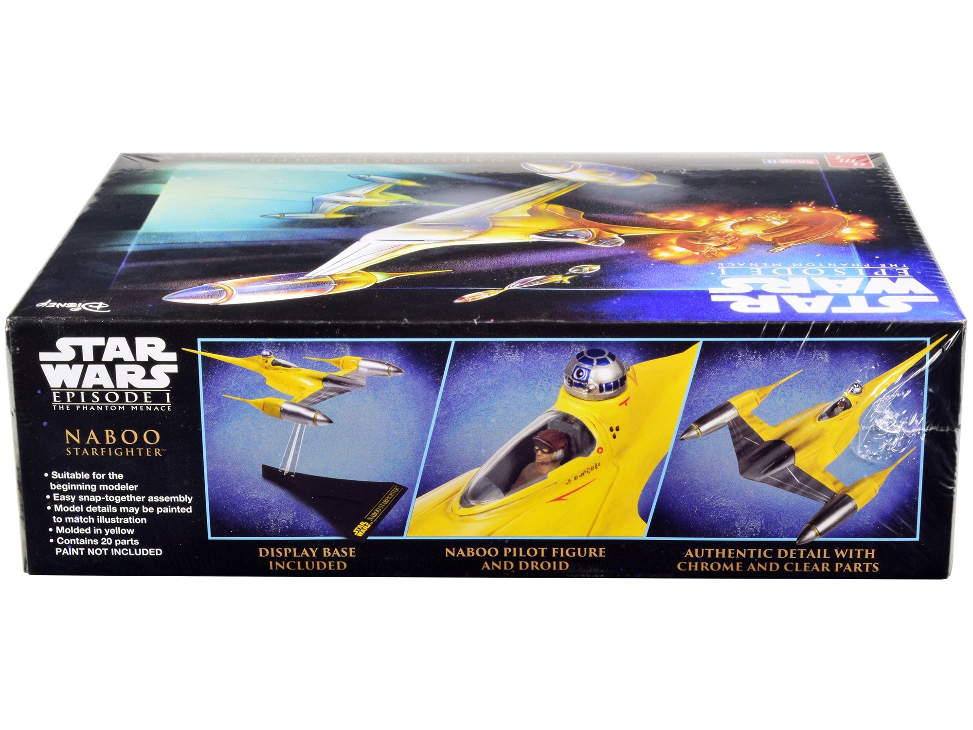 Skill 2 Model Kit Naboo Starfighter Spaceship "Star Wars: Episode I - The Phantom Menace" (1999) Movie 1/48 Scale Model by AMT - Premium Movie/TV Series Models from AMT - Just $55.92! Shop now at Rapidvehicles