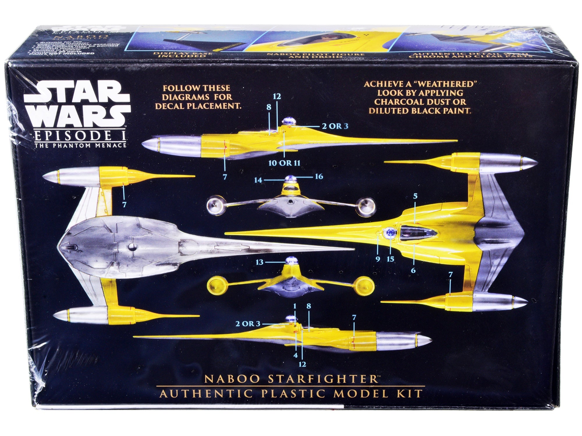 Skill 2 Model Kit Naboo Starfighter Spaceship "Star Wars: Episode I - The Phantom Menace" (1999) Movie 1/48 Scale Model by AMT - Premium Movie/TV Series Models from AMT - Just $55.92! Shop now at Rapidvehicles