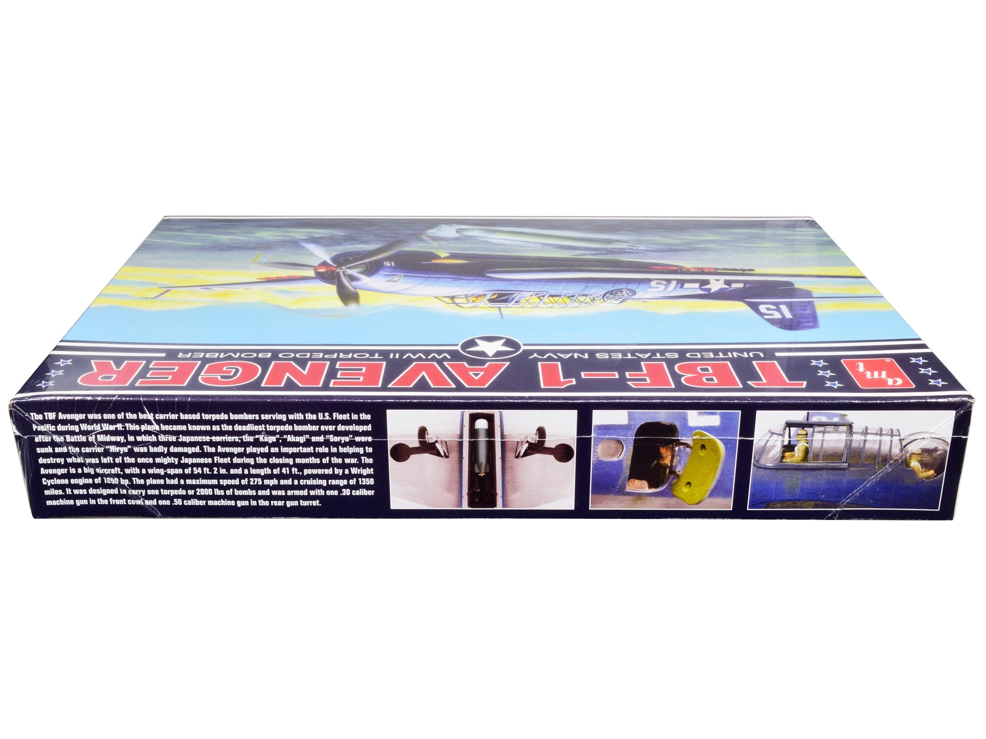 Skill 2 Model Kit Grumman TBF-1 Avenger Torpedo Bomber "United States Navy - WWII" 1/48 Scale Model by AMT - Premium Grumman from AMT - Just $59.99! Shop now at Rapidvehicles