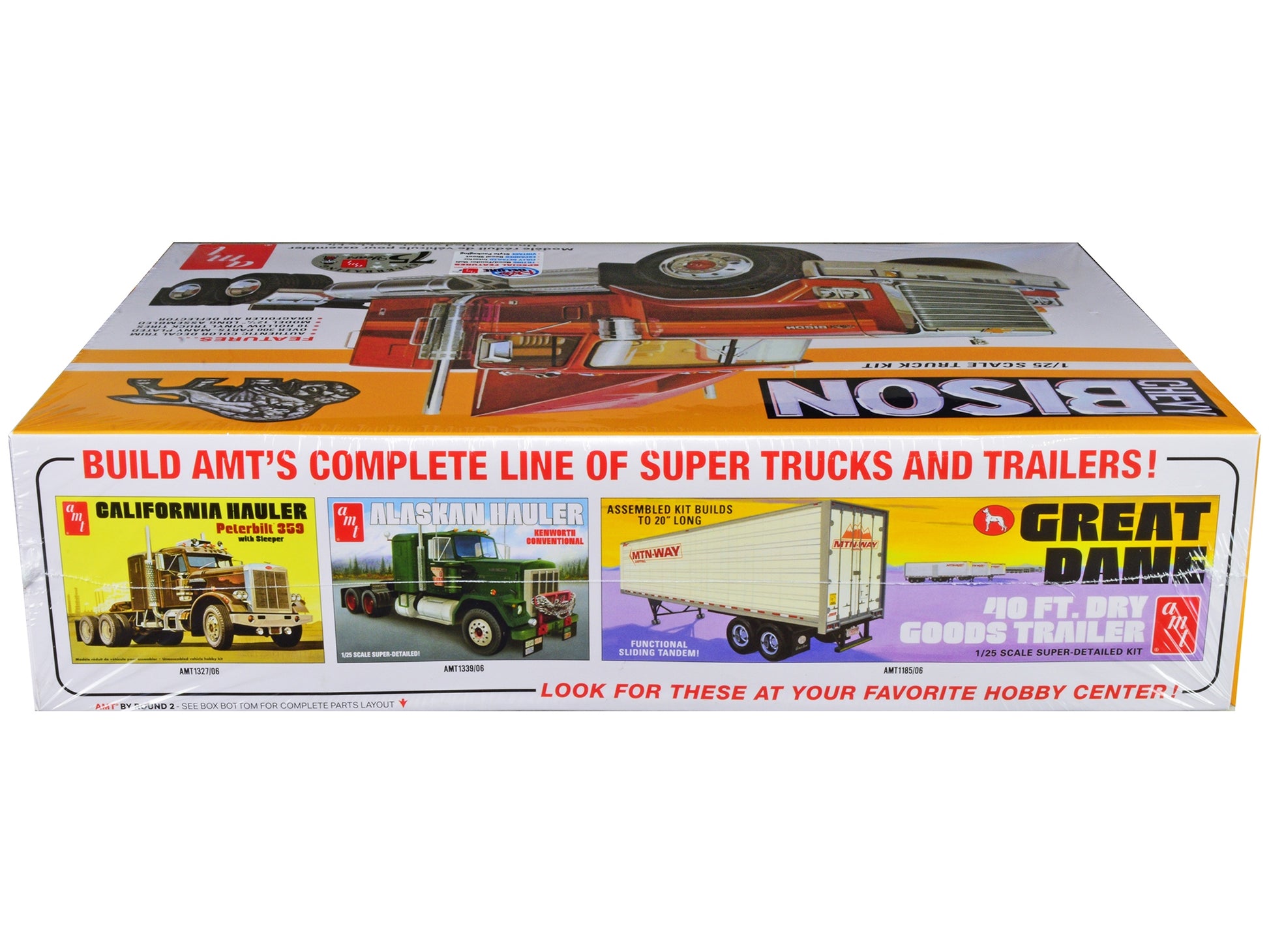 Skill 3 Model Kit Chevrolet Bison Truck Tractor 1/25 Scale Model - Premium Model Kits(To Built) from AMT - Just $102.59! Shop now at Rapidvehicles