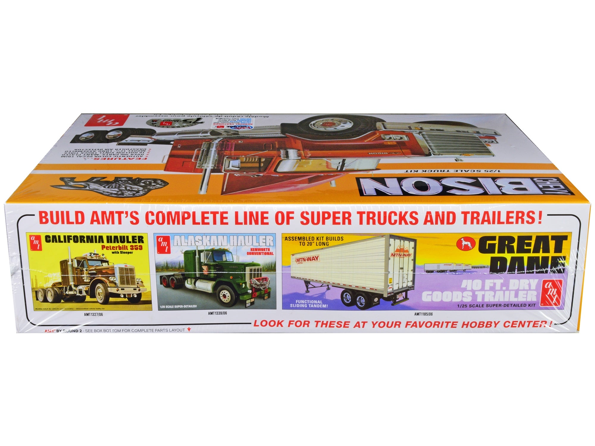 Skill 3 Model Kit Chevrolet Bison Truck Tractor 1/25 Scale Model by AMT - Premium Model Kits(To Built) from AMT - Just $94.85! Shop now at Rapidvehicles