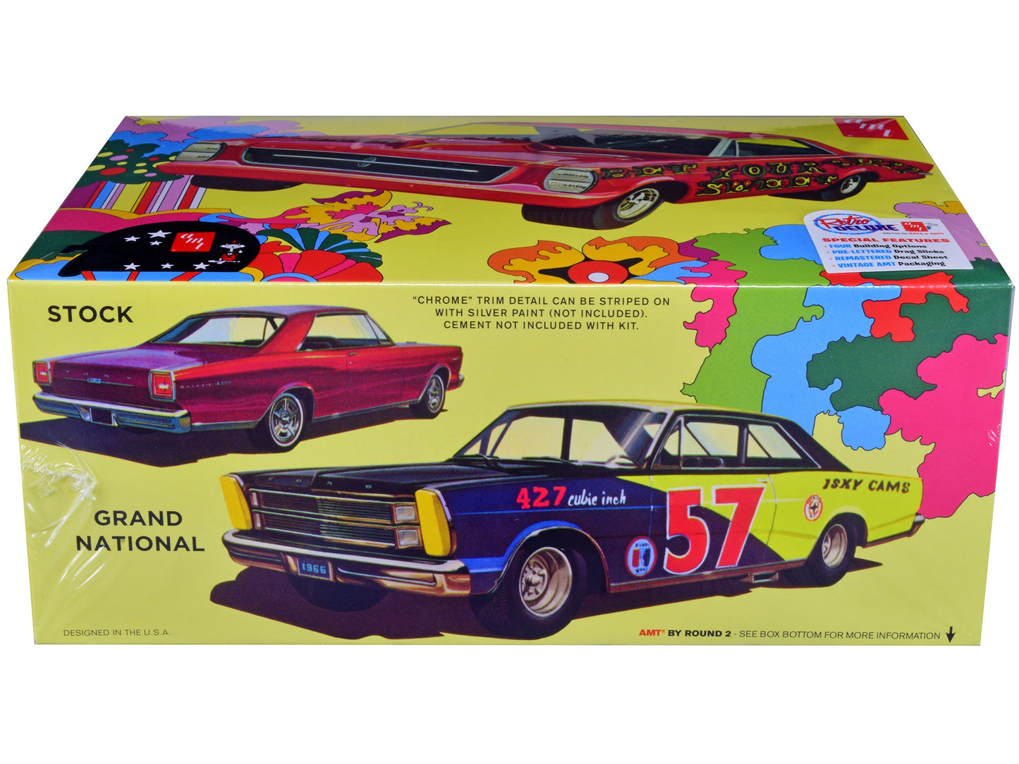 Skill 2 Model Kit 1966 Ford Galaxie 500 Hardtop "Sweet Bippy" - Premium Model Kits(To Built) from AMT - Just $61.19! Shop now at Rapidvehicles