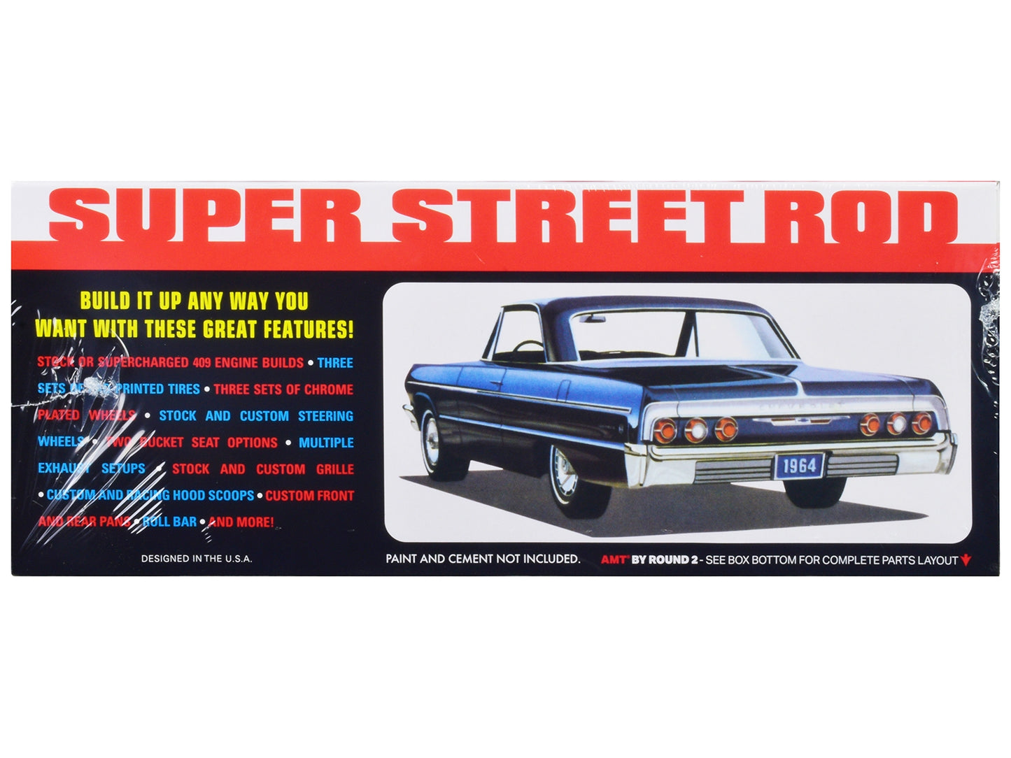 Skill 2 Model Kit 1964 Chevrolet Impala "Super Street Rod" 3-in-1 - Premium Model Kits(To Built) from AMT - Just $61.19! Shop now at Rapidvehicles