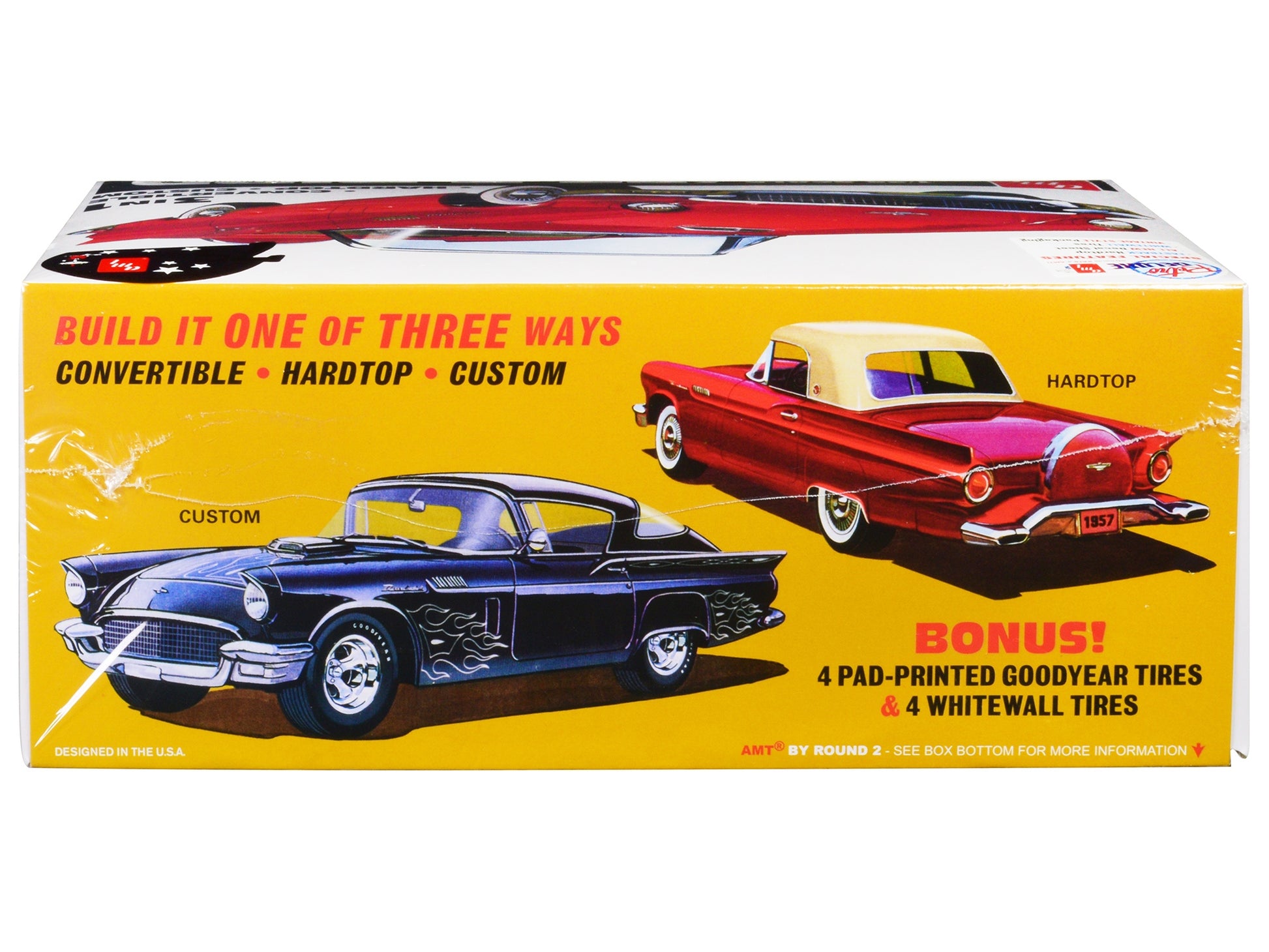 Skill 2 Model Kit 1957 Ford Thunderbird 3-in-1 Kit 1/25 Scale - Premium Model Kits(To Built) from AMT - Just $61.19! Shop now at Rapidvehicles