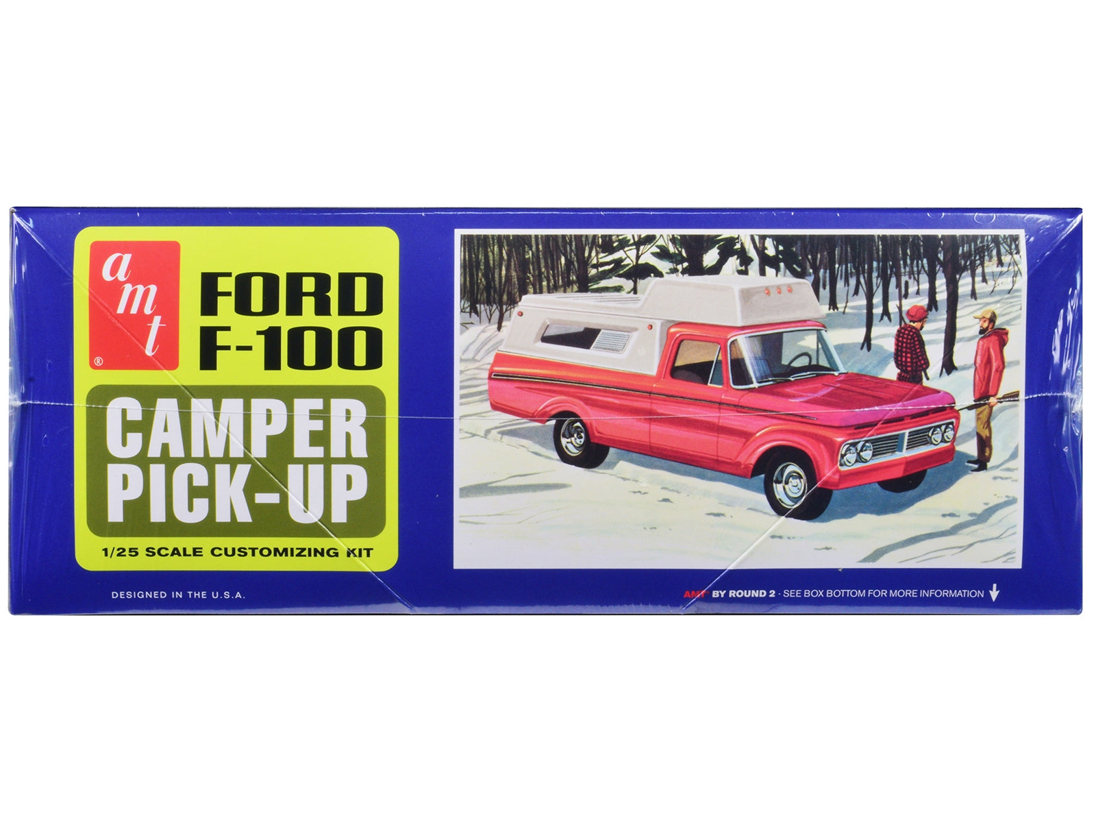 Skill 2 Model Kit 1963 Ford F-100 Camper Pickup Truck 3-in-1 Kit - Premium Model Kits(To Built) from AMT - Just $53.79! Shop now at Rapidvehicles