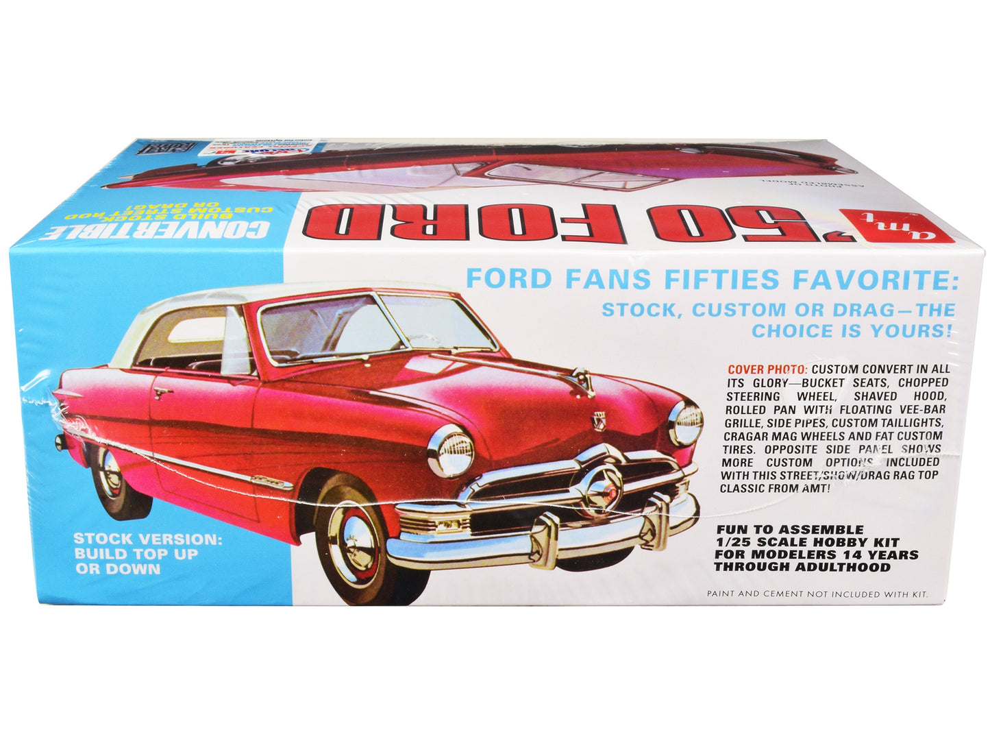 Skill 2 Model Kit 1950 Ford Convertible "Street Rods" 3-in-1 Kit - Premium Model Kits(To Built) from AMT - Just $50.33! Shop now at Rapidvehicles