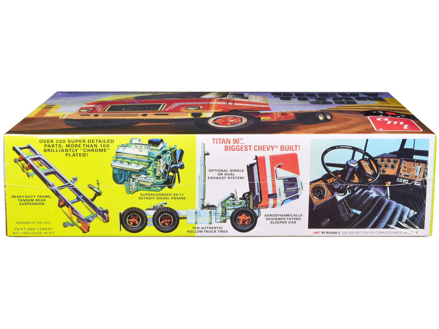 Skill 3 Model Kit Chevrolet Titan 90 Tractor Truck 1/25 Scale - Premium Model Kits(To Built) from AMT - Just $89.99! Shop now at Rapidvehicles