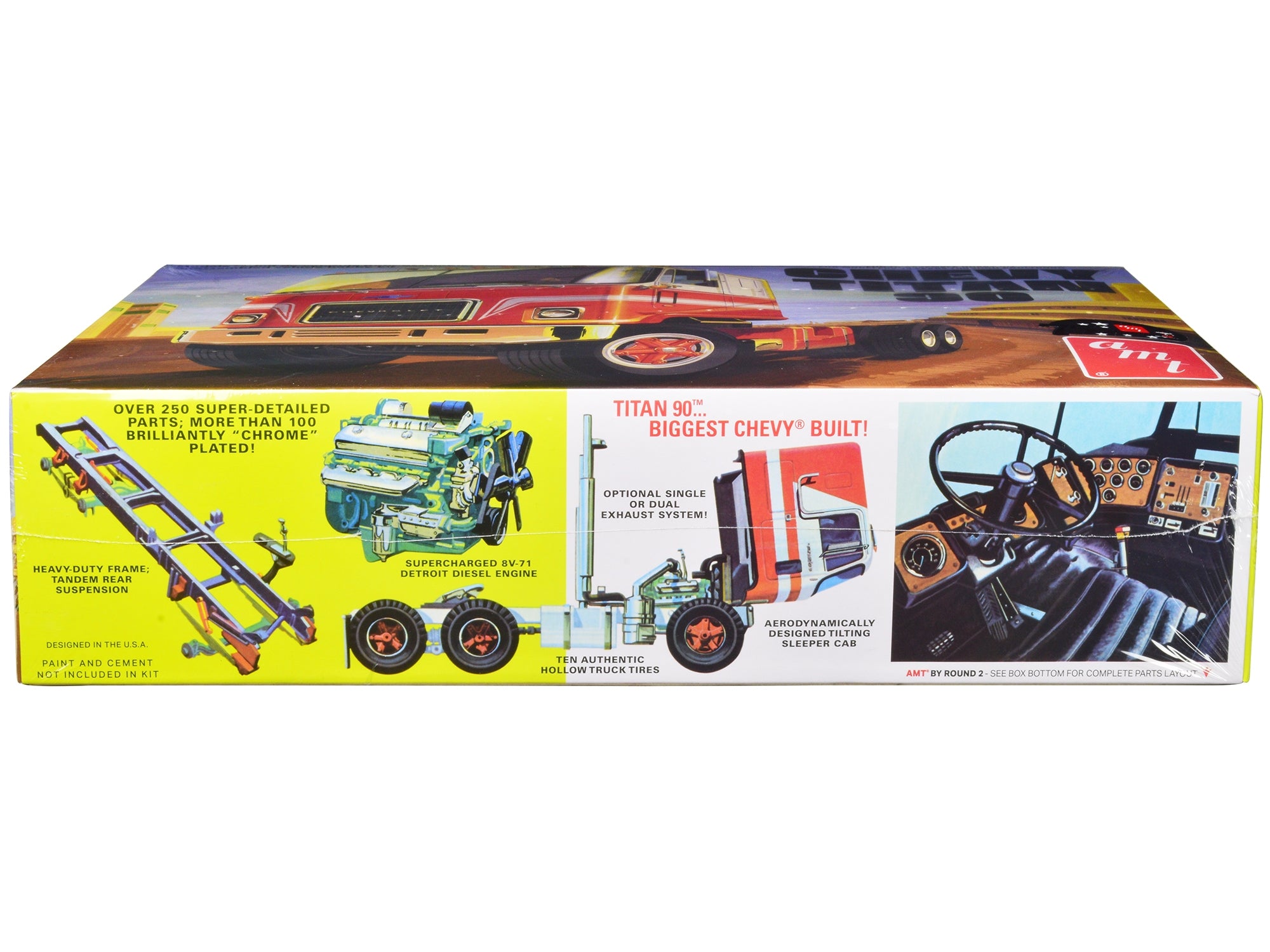 Skill 3 Model Kit Chevrolet Titan 90 Tractor Truck 1/25 Scale Model by AMT - Premium Model Kits(To Built) from AMT - Just $82.53! Shop now at Rapidvehicles