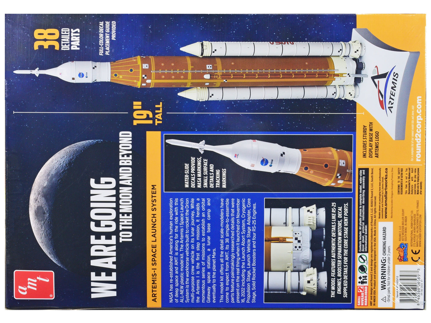 Skill 2 Model Kit NASA Artemis-1 Space Launch System Orion Crew - Premium Model Kits(To Built) from AMT - Just $68.39! Shop now at Rapidvehicles