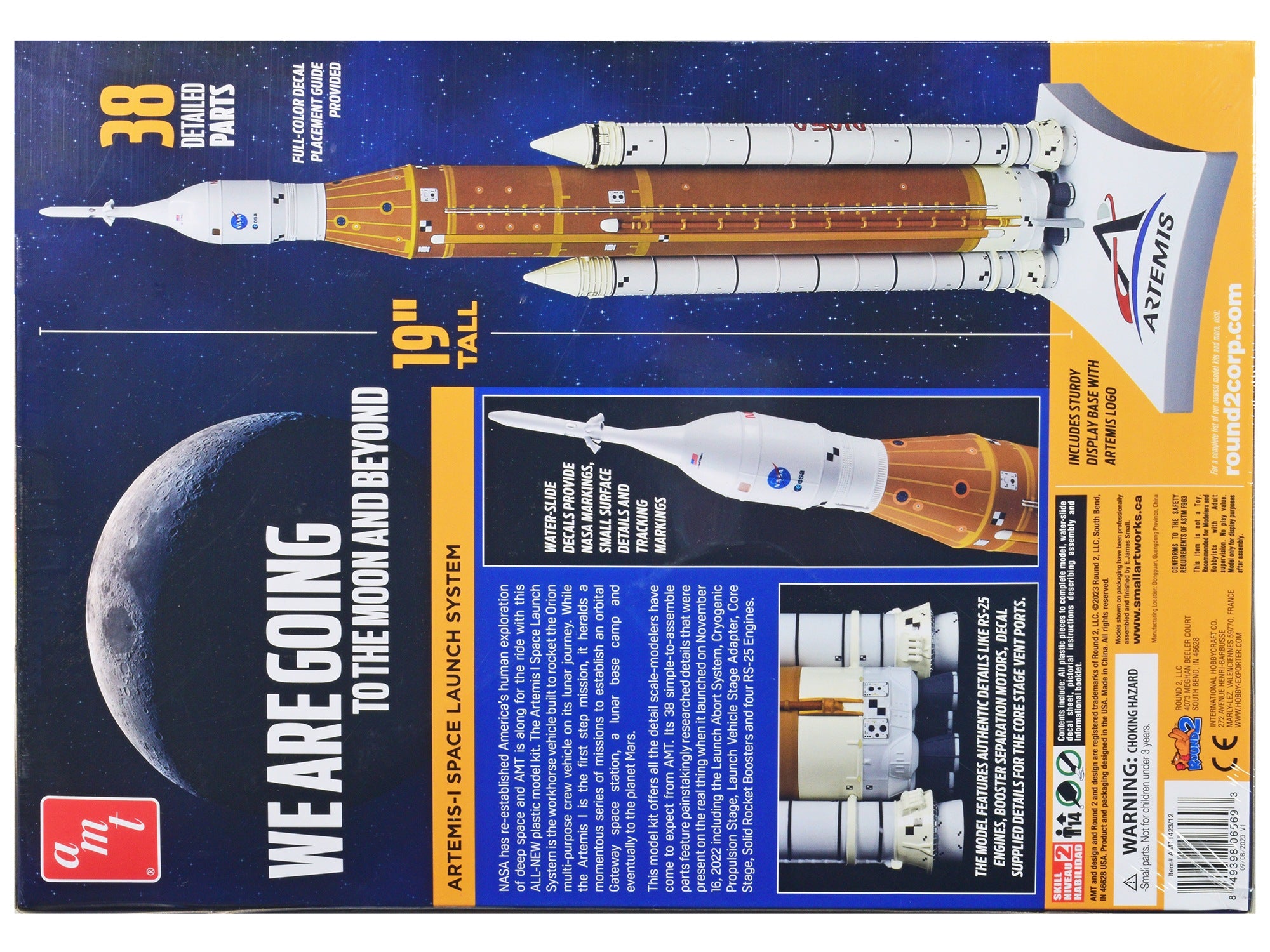 Skill 2 Model Kit NASA Artemis-1 Space Launch System Orion Crew Spacecraft 1/200 Scale Model by AMT - Premium Model Kits(To Built) from AMT - Just $62.79! Shop now at Rapidvehicles