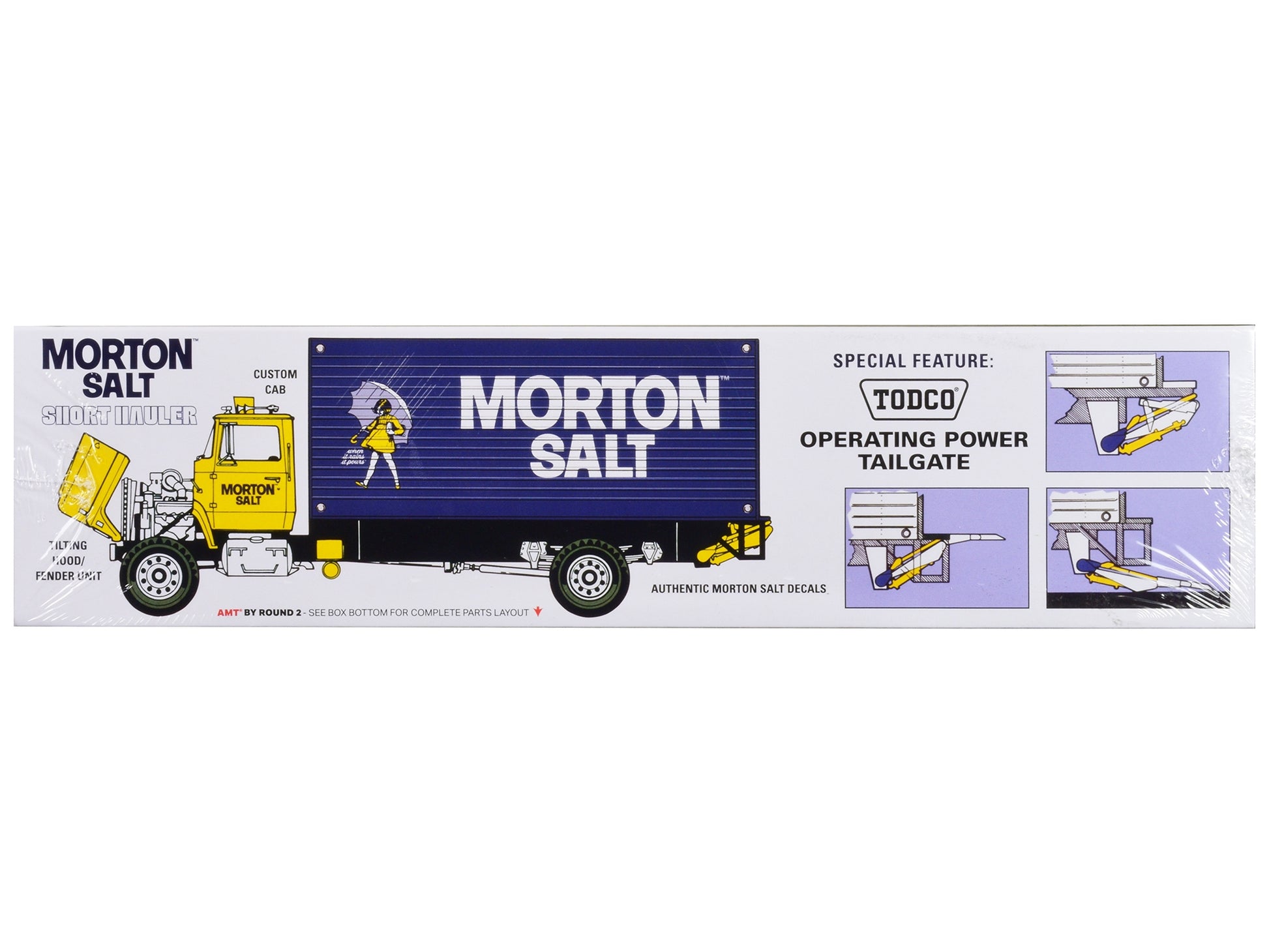 Skill 3 Model Kit Ford Louisville Line Short Hauler "Morton Salt" - Premium Model Kits(To Built) from AMT - Just $89.99! Shop now at Rapidvehicles