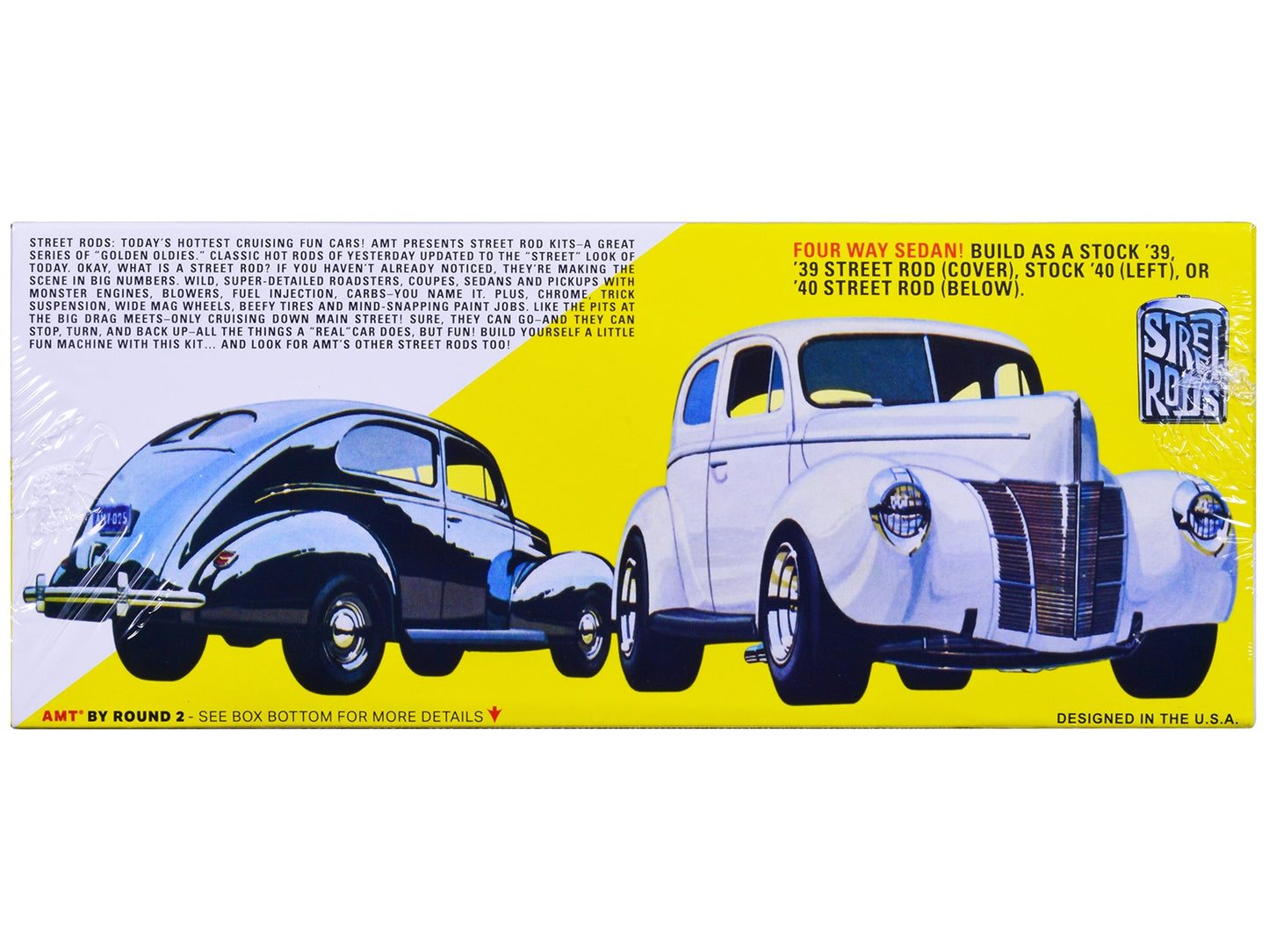 Skill 2 Model Kit 1939 Ford Tudor Sedan "Street Rod" Series 1/25 - Premium Model Kits(To Built) from AMT - Just $61.19! Shop now at Rapidvehicles