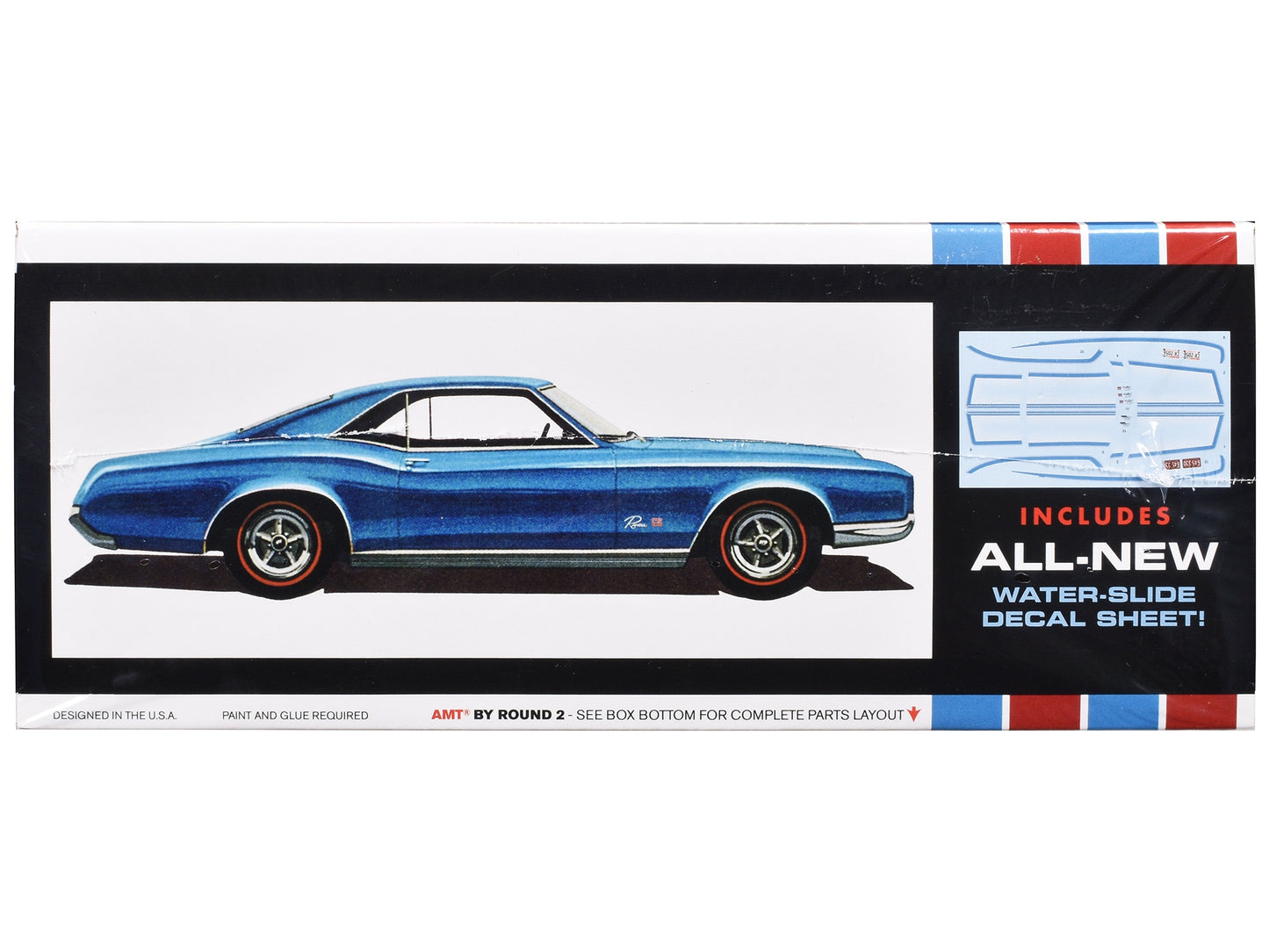 Skill 2 Model Kit 1966 Buick Riviera GS 1/25 Scale Model by AMT - Premium Model Kits(To Built) from AMT - Just $50.33! Shop now at Rapidvehicles