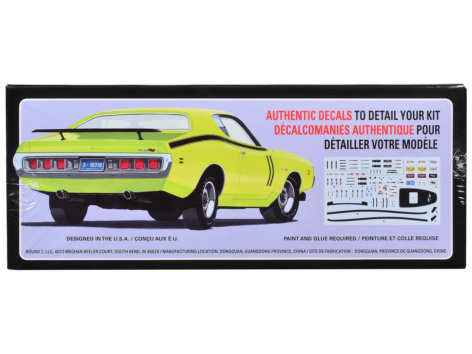 Skill 2 Model Kit 1971 Dodge Charger R/T 1/25 Scale Model by AMT - Premium Model Kits(To Built) from AMT - Just $51.99! Shop now at Rapidvehicles