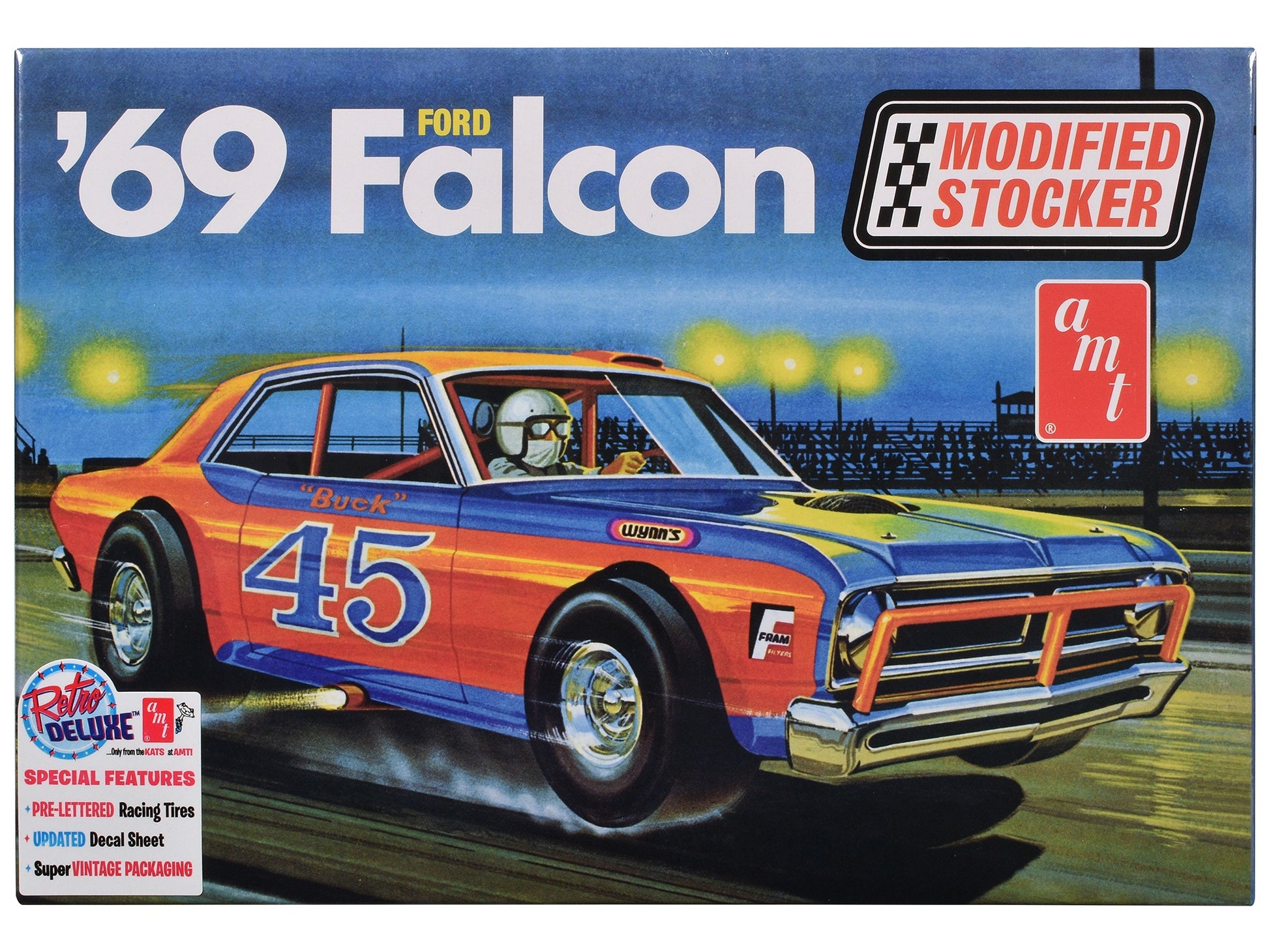 Skill 2 Model Kit 1969 Ford Falcon Modified Stocker 1/25 Scale - Premium Ford Models from AMT - Just $62.99! Shop now at Rapidvehicles