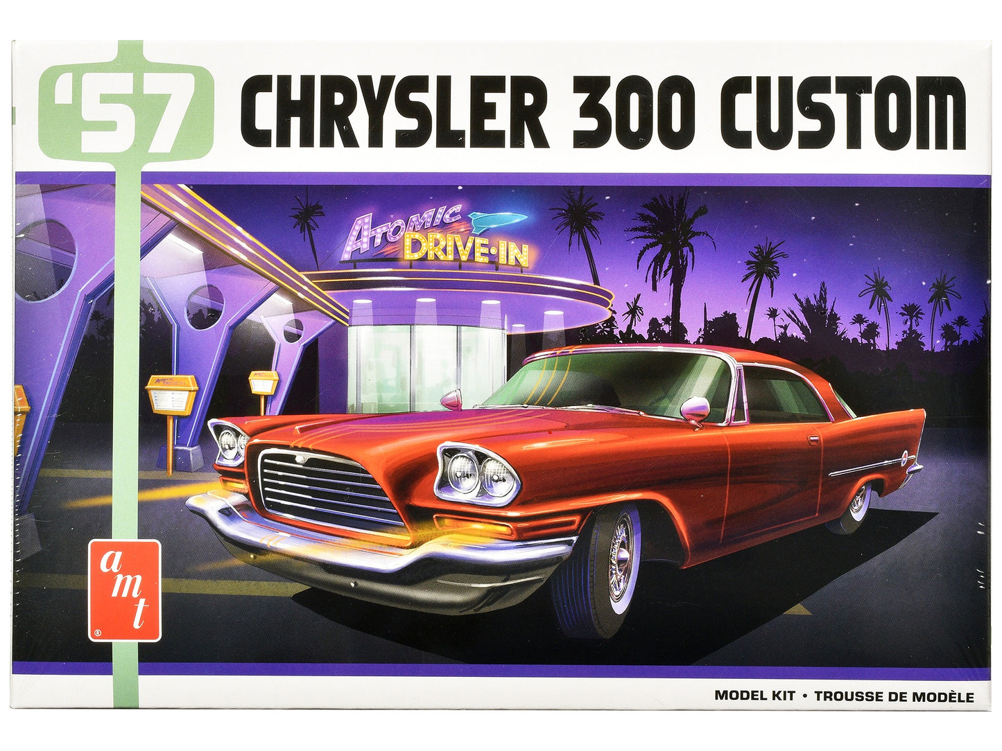 Skill 2 Model Kit 1957 Chrysler 300 Custom 1/25 Scale Model by - Premium Model Kits(To Built) from AMT - Just $67.99! Shop now at Rapidvehicles