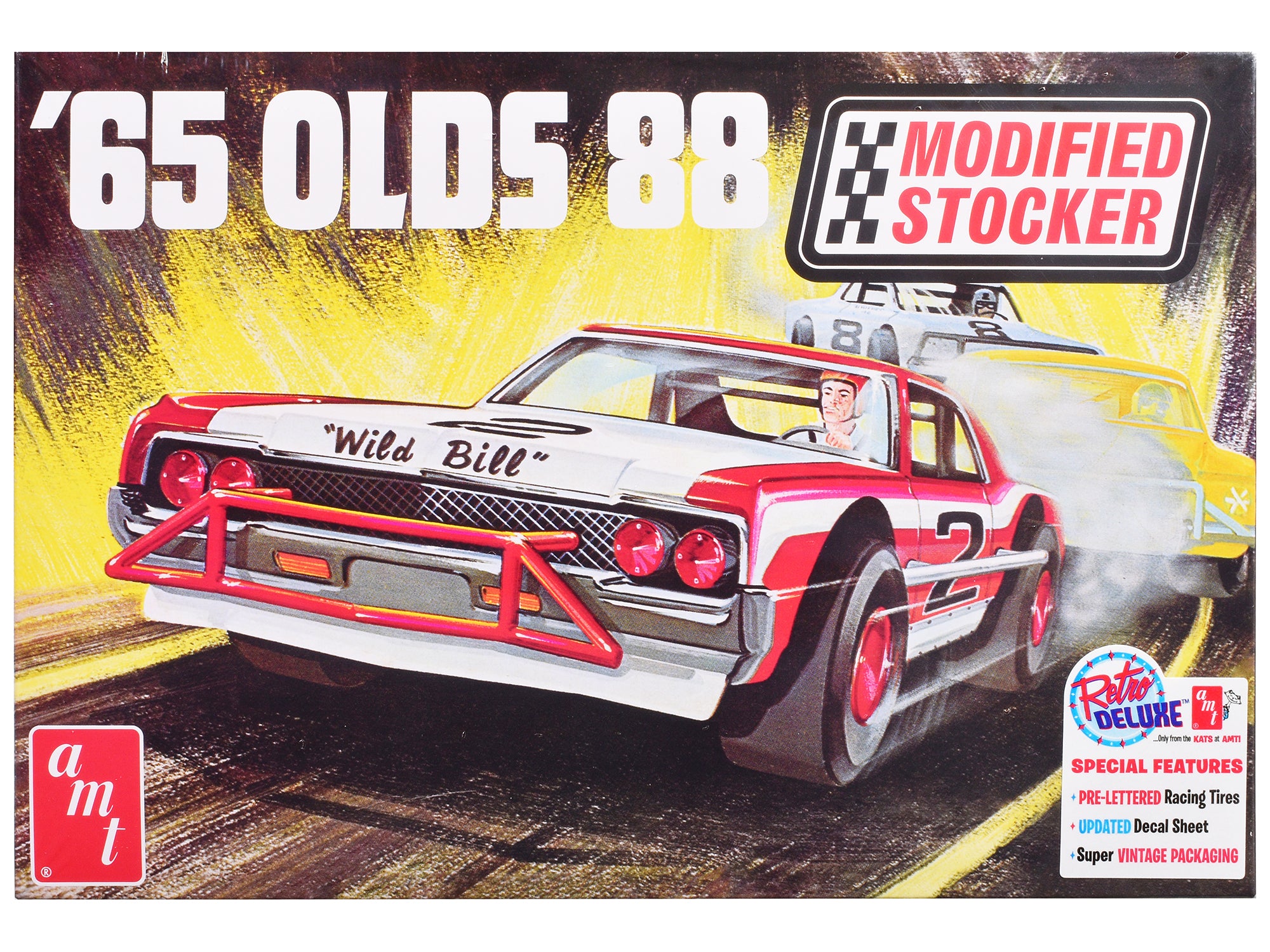 Skill 2 Model Kit 1965 Oldsmobile 88 "Modified Stocker" 1/25 Scale Model by AMT free shipping USA