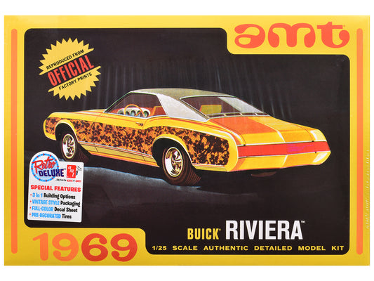 Skill 2 Model Kit 1969 Buick Riviera 1/25 Scale Model by AMT