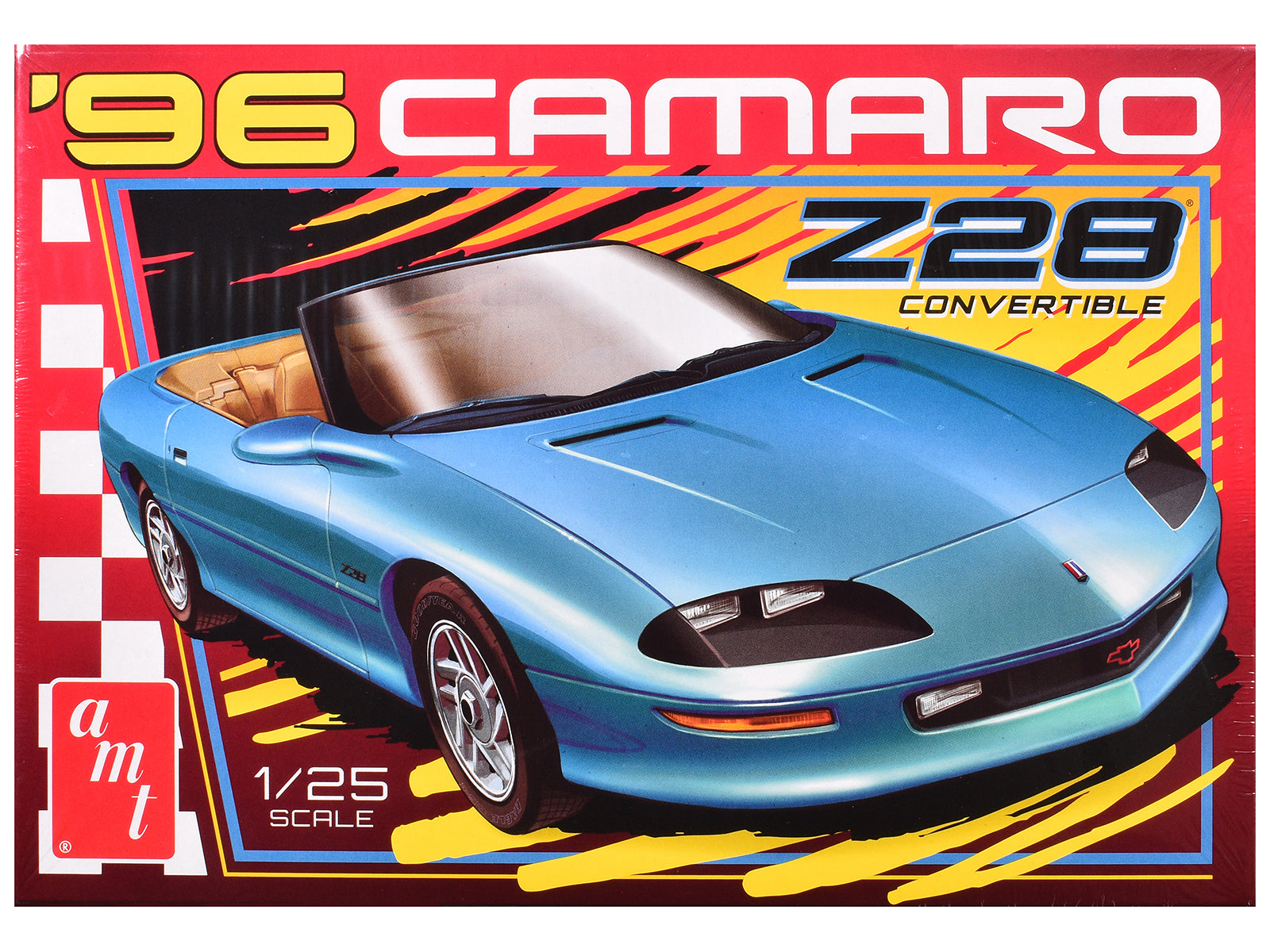 Skill 2 Model Kit 1996 Chevrolet Camaro Z28 Convertible 1/25 Scale Model by AMT free shipping USA