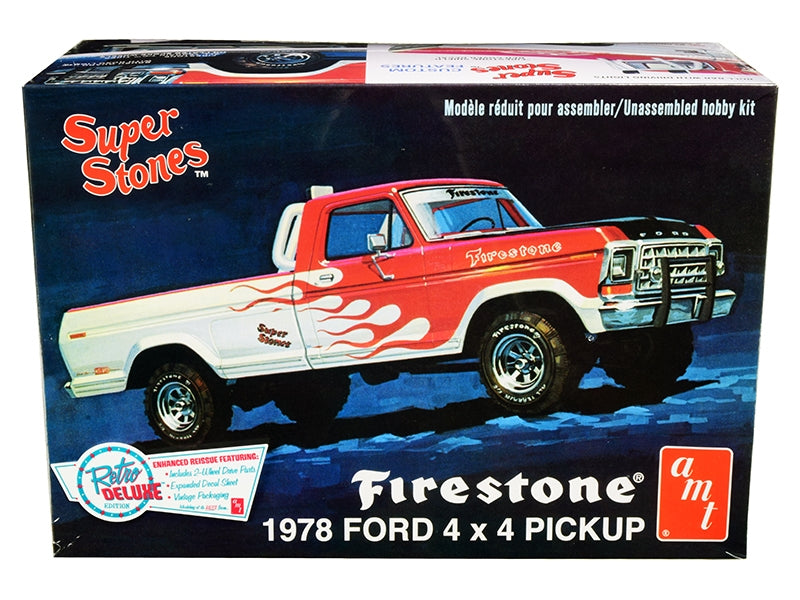 Skill 2 Model Kit 1978 Ford 4x4 Pickup Truck "Firestone Super - Premium Model Kits(To Built) from AMT - Just $49.18! Shop now at Rapidvehicles