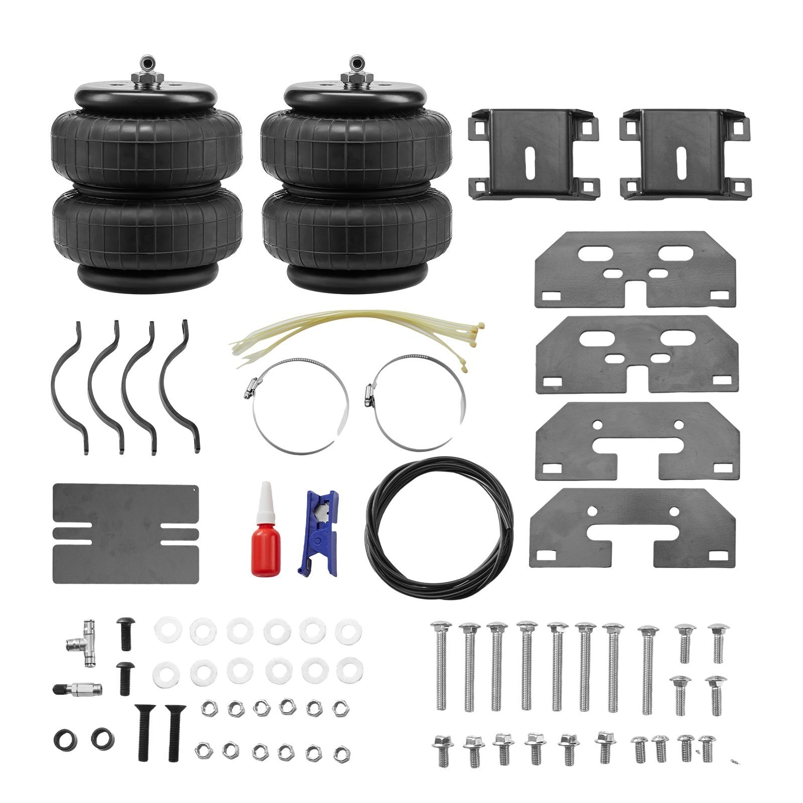 VEVOR Air Bag Suspension Kit, Air Springs Suspension Bag Kit Compatible with 2003-2013 Dodge Ram 2500 4WD, 2003-2018 Dodge Ram 3500 4WD, 5000 lbs Loading, 5 to 100 PSI - Premium Shock Absorber from VEVOR - Just $225.59! Shop now at Rapidvehicles