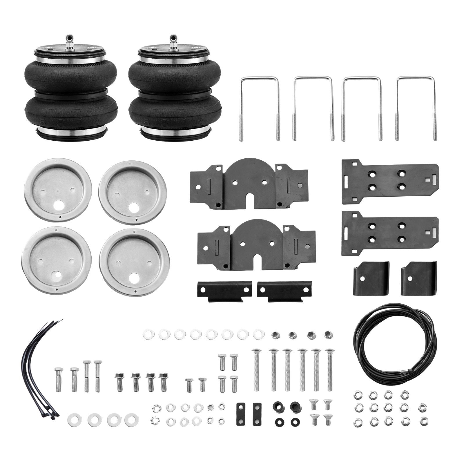 VEVOR Air Bag Suspension Kit, Air Springs Suspension Bag Kit Compatible with 2019-2023 Chevrolet Silverado 1500 and GMC Sierra 1500 4WD RWD, 5000 lbs Loading, 5 to 100 PSI - Premium Shock Absorber from VEVOR - Just $281.99! Shop now at Rapidvehicles