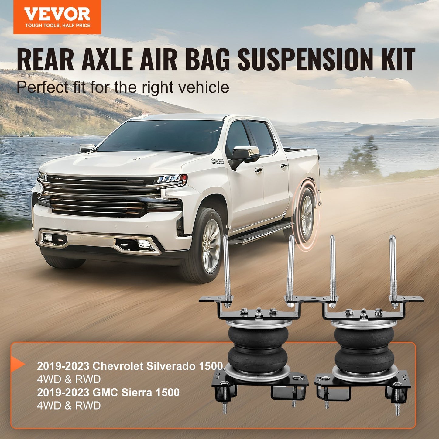 VEVOR Air Bag Suspension Kit, Air Springs Suspension Bag Kit - Premium Shock Absorber from VEVOR - Just $267.89! Shop now at Rapidvehicles