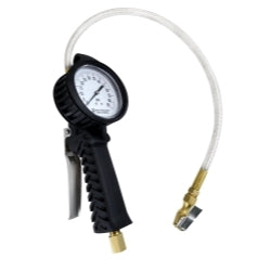 Dial Tire Inflator W/ Stainless Hose - 0-65psi - Premium Air Gauges Inflators and Chucks from Astro Pneumatic - Just $90.35! Shop now at Rapidvehicles