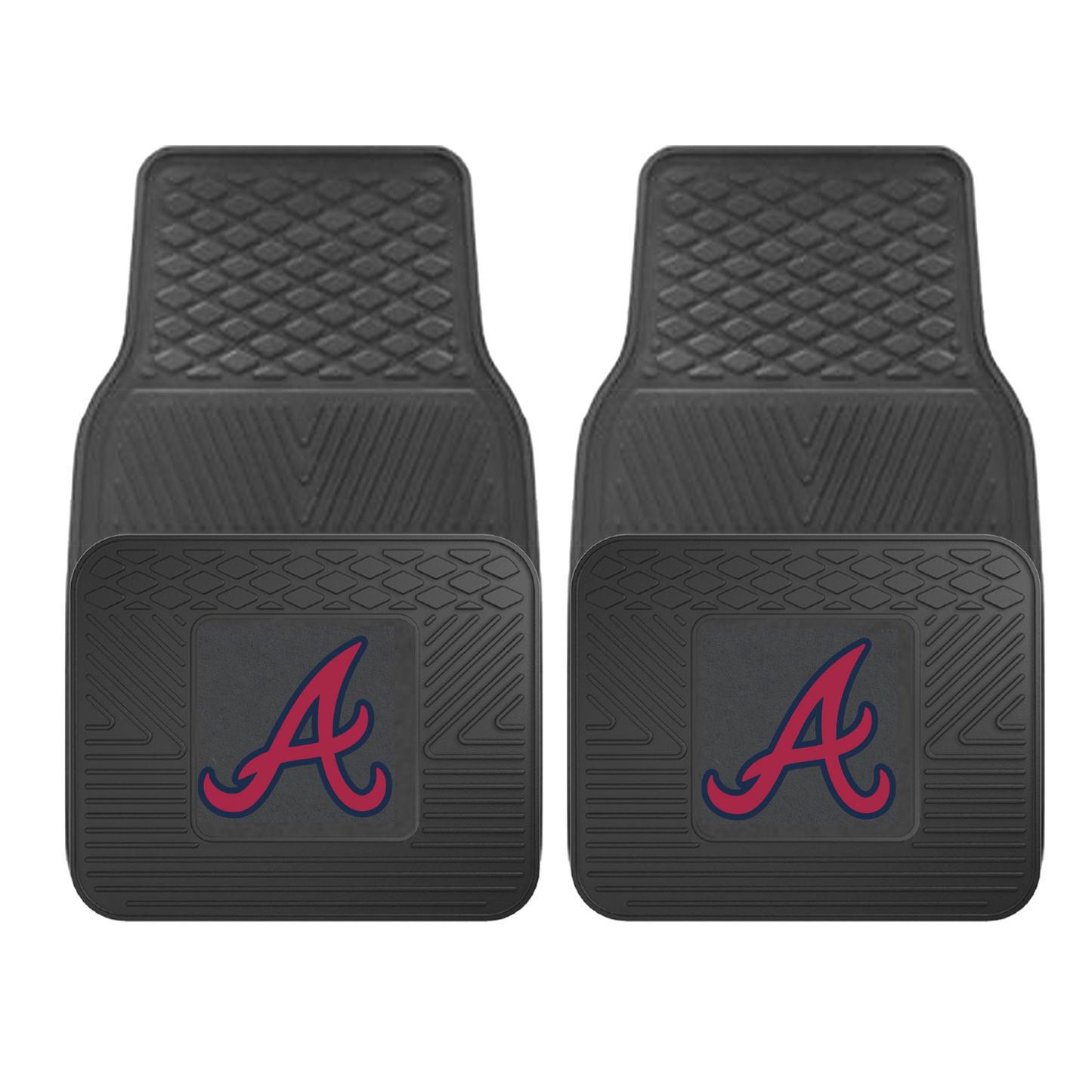 MLB 2-PC VINYL CAR MAT SET - Premium Automotive from Lime Atalanta - Just $69.29! Shop now at Rapidvehicles