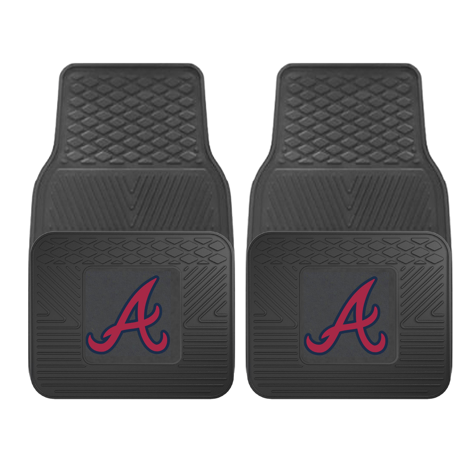 MLB 2-PC VINYL CAR MAT SET - Premium Automotive from Lime Atalanta - Just $58.99! Shop now at Rapidvehicles