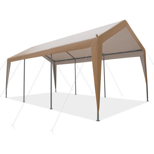 10 x 20 Feet Patio Heavy Duty  All-Weather Carport-without - Premium Outdoor > Outdoor Storage & Garages > Carports from Rapidvehicles - Just $338.48! Shop now at Rapidvehicles