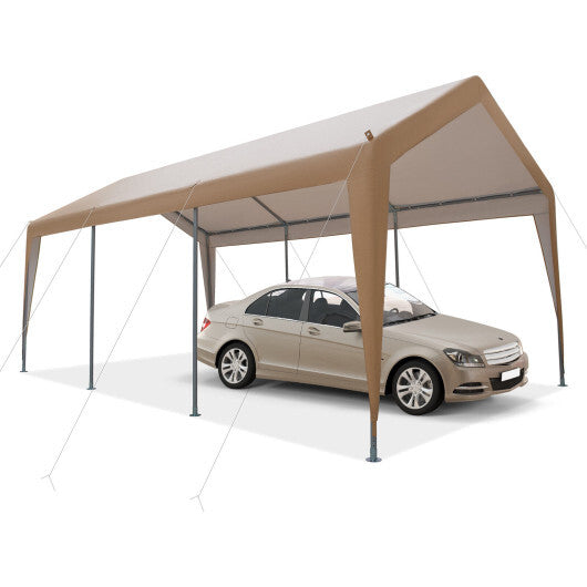 10 x 20 Feet Patio Heavy Duty  All-Weather Carport-without - Premium Outdoor > Outdoor Storage & Garages > Carports from Rapidvehicles - Just $338.48! Shop now at Rapidvehicles