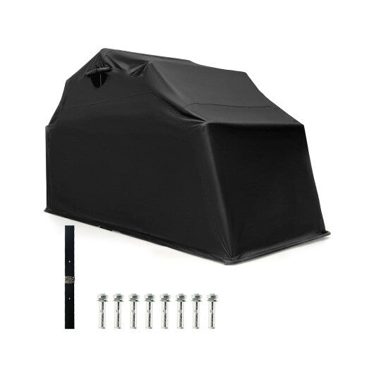 Outdoor Motorcycle Shelter Waterproof Motorbike Storage Tent with - Premium Outdoor Storage & Garages from Rapidvehicles - Just $282.08! Shop now at Rapidvehicles