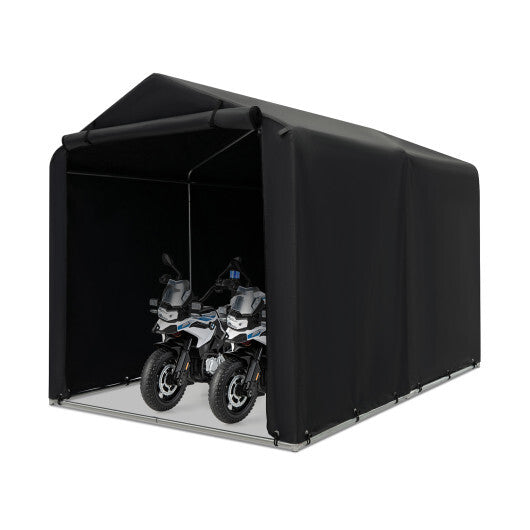 7 x 5.2FT Storage Shelter Outdoor Bike Tent with Waterproof Cover - Premium Outdoor > Outdoor Storage & Garages > Carports from Rapidvehicles - Just $225.68! Shop now at Rapidvehicles