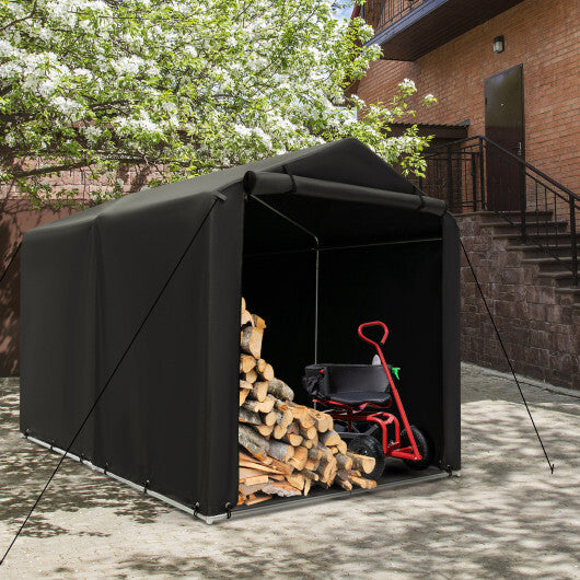 7 x 5.2FT Storage Shelter Outdoor Bike Tent with Waterproof Cover - Premium Outdoor > Outdoor Storage & Garages > Carports from Rapidvehicles - Just $225.68! Shop now at Rapidvehicles