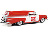 1959 Chevrolet Sedan Delivery Car Red and White "Miller High Life: The Champagne of Beers" 1/24 Diecast Model Car by Auto World - Premium Chevrolet Models from Autoworld - Just $87.31! Shop now at Rapidvehicles