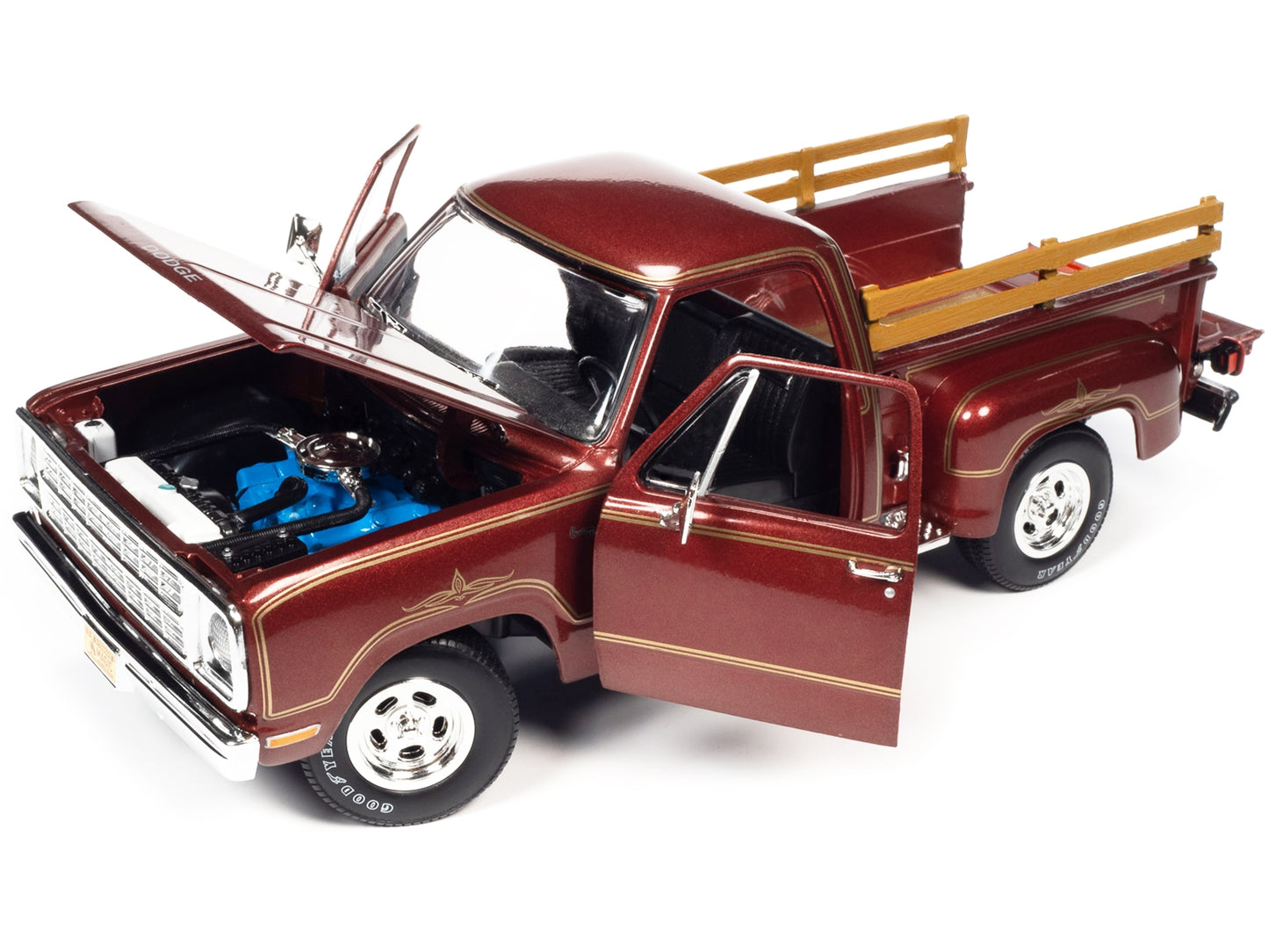 1979 Dodge Warlock II D100 Utiline Pickup Truck Canyon Red - Premium Pickup Trucks Models from Autoworld - Just $108.80! Shop now at Rapidvehicles