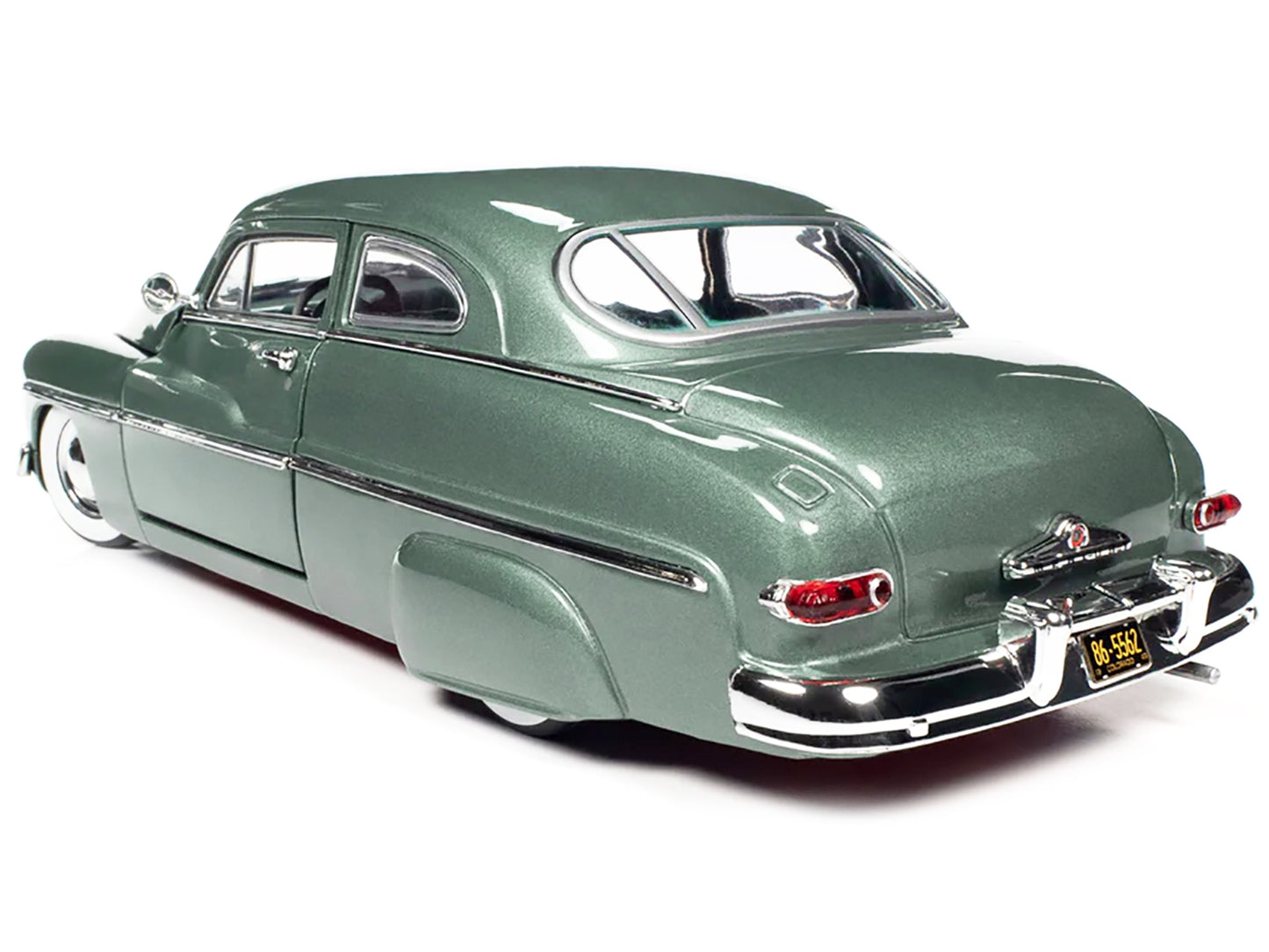 1949 Mercury Eight Coupe Berwick Green Metallic with Green and - Premium Mercury Models from Autoworld - Just $131.39! Shop now at Rapidvehicles