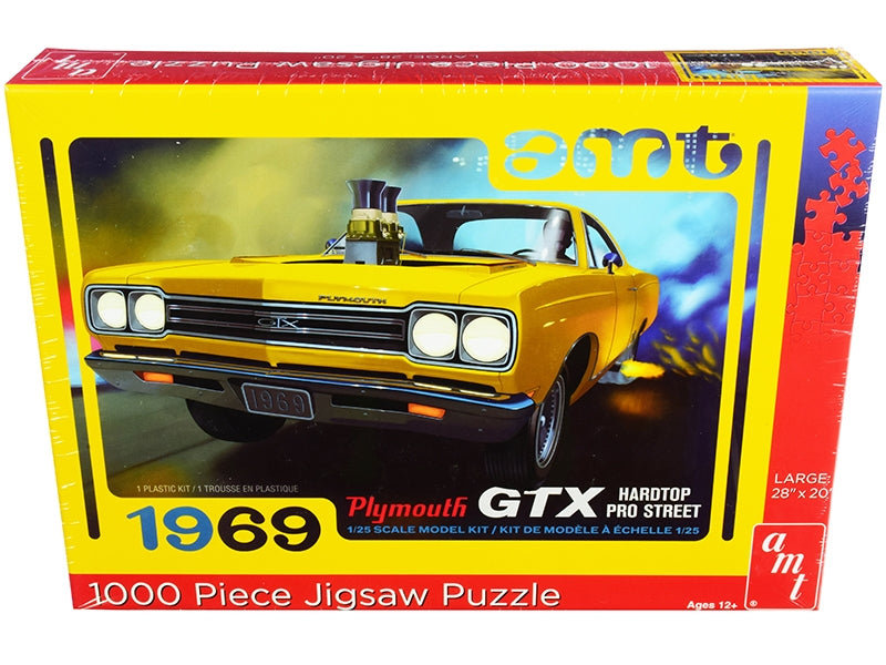 Jigsaw Puzzle 1969 Plymouth GTX Hardtop Pro Street MODEL BOX - Premium Plymouth Models from AMT - Just $44.99! Shop now at Rapidvehicles