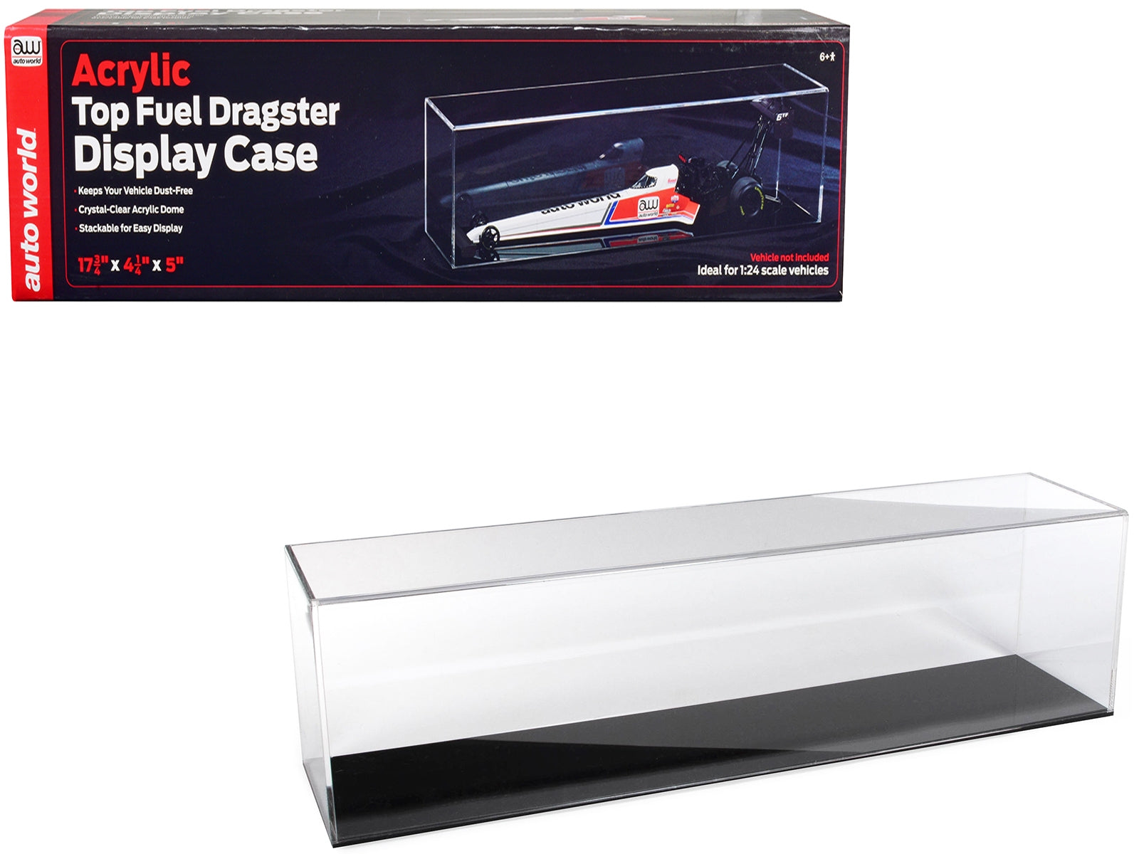 Acrylic Top Fuel Dragster Collectible Display Show Case for 1/24 Scale Model Cars by Auto World - Premium Display Show Cases from Autoworld - Just $83.76! Shop now at Rapidvehicles