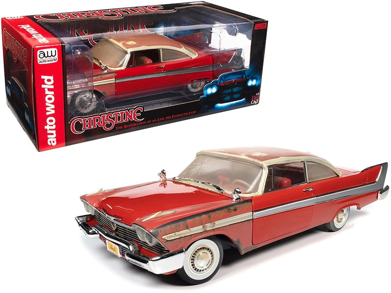 1958 Plymouth Fury Partially Restored Version "Christine" (1983) - Premium Plymouth Models from Autoworld - Just $120.89! Shop now at Rapidvehicles