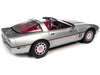 1986 Chevrolet Corvette Convertible Silver Metallic with Pink Interior "Barbie" "Silver Screen Machines" 1/18 Diecast Model Car by Auto World - Premium Corvette Models from Autoworld - Just $144.86! Shop now at Rapidvehicles