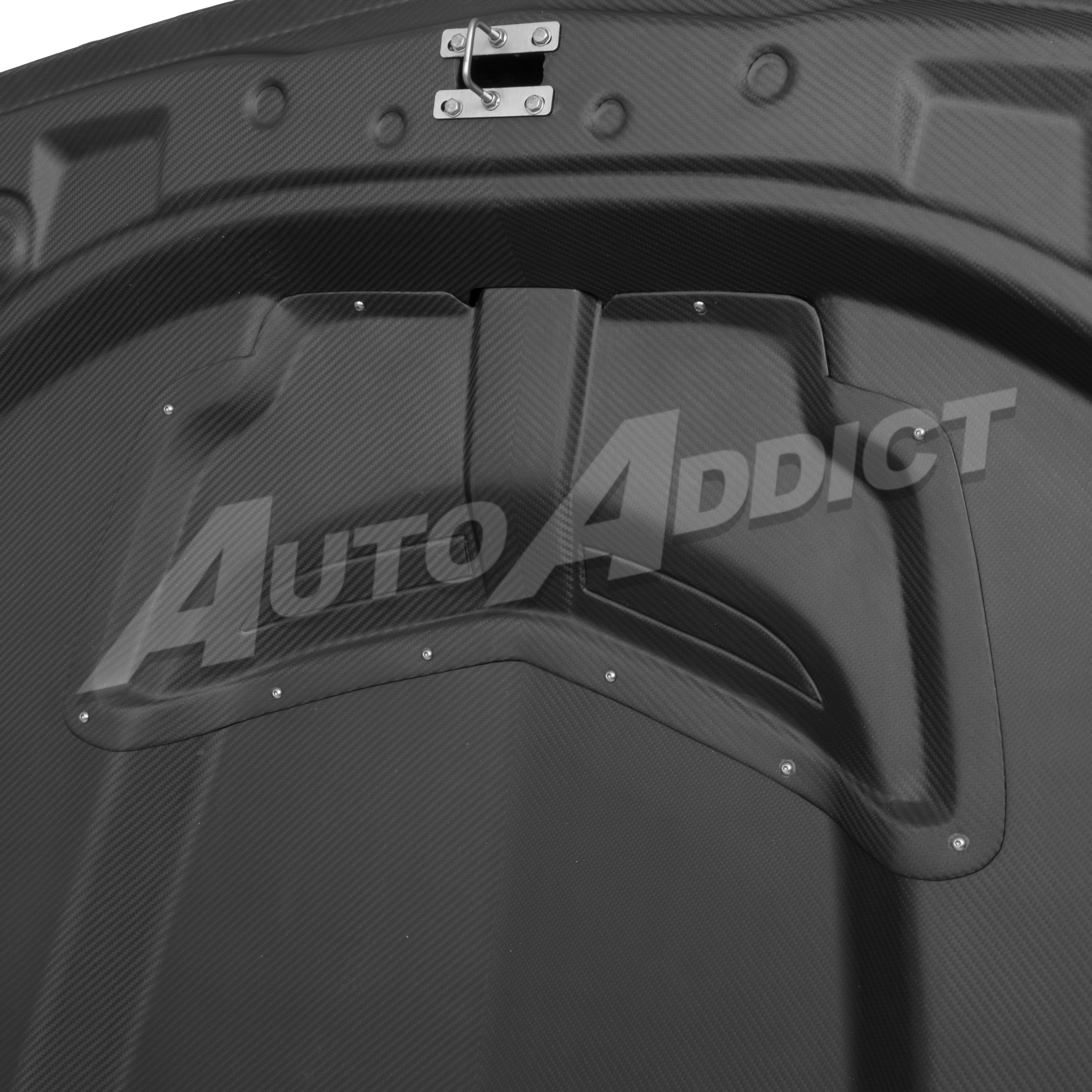 2020-2026 Cadillac CT5/V-Blackwing Heritage Spec Pre-Preg V-Shaped Double Sided Carbon Fiber Hood