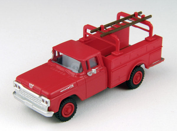 CMW 30462 1960 Ford F-100 Utility Truck In Monte Carlo Red - Premium Toys from Rose Chloe - Just $9.89! Shop now at Rapidvehicles