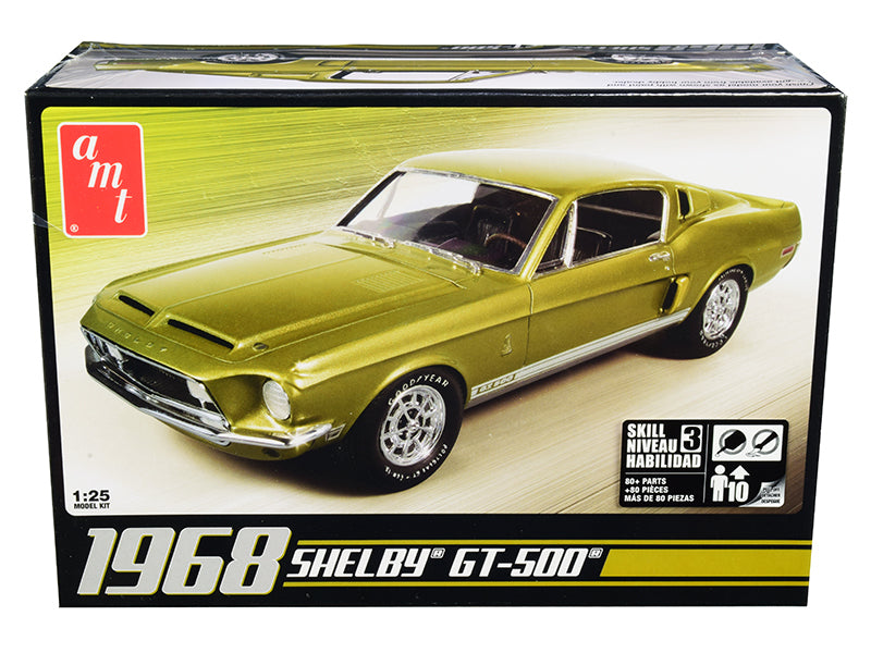 Skill 3 Model Kit 1968 Ford Mustang Shelby GT-500 1/25 Scale - Premium  from Rapidvehicles - Just $53.99! Shop now at Rapidvehicles