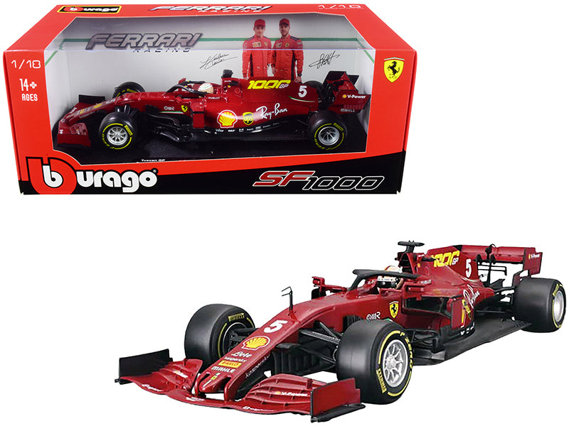 Ferrari SF1000 #5 Sebastian Vettel Tuscan GP Formula One F1 - Premium  from Rapidvehicles - Just $116.09! Shop now at Rapidvehicles