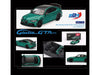 Alfa Romeo Giulia GTAm Verde Montreal Green Metallic with Carbon Top 1/64 Diecast Model Car by BBR - Premium  from BBR - Just $37.99! Shop now at Rapidvehicles