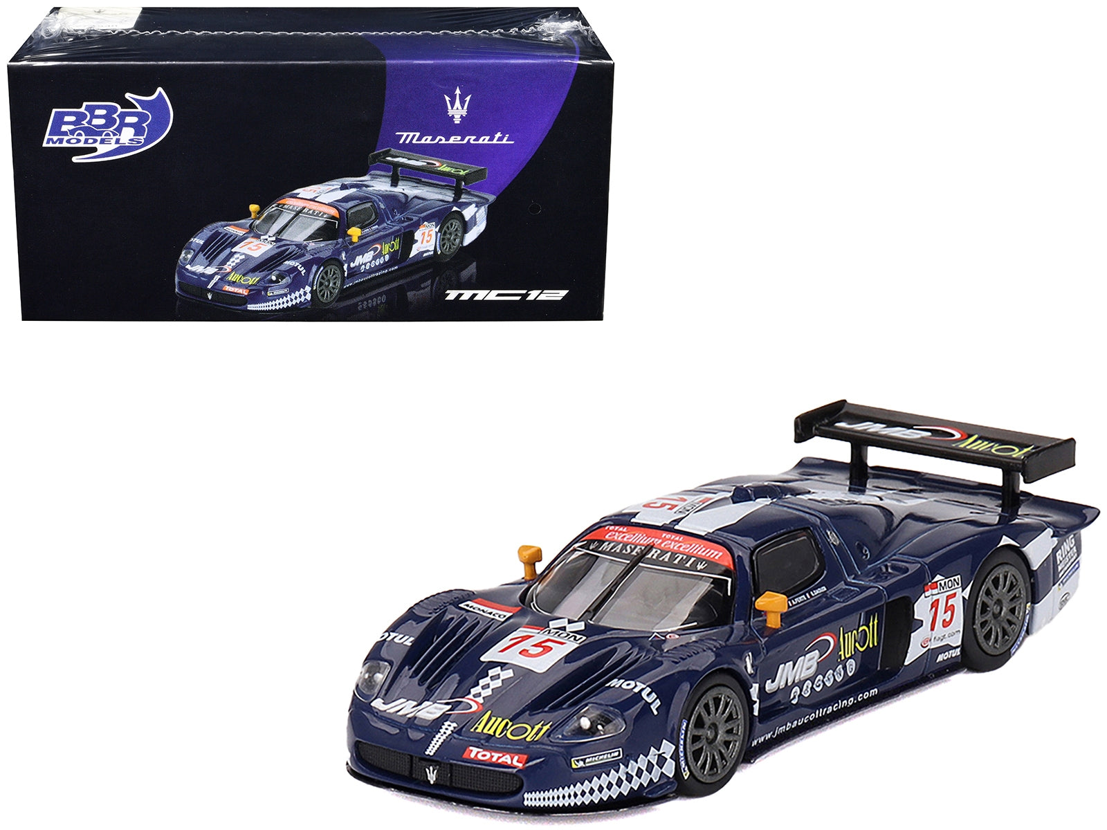 Maserati MC12 Competizione #15 Ben Aucott - Alain Ferte - Stephane Daoudi "JMB Racing" "24 Hours of Spa" (2008) 1/64 Diecast Model Car by BBR - Premium Maserati Models from BBR - Just $42.83! Shop now at Rapidvehicles