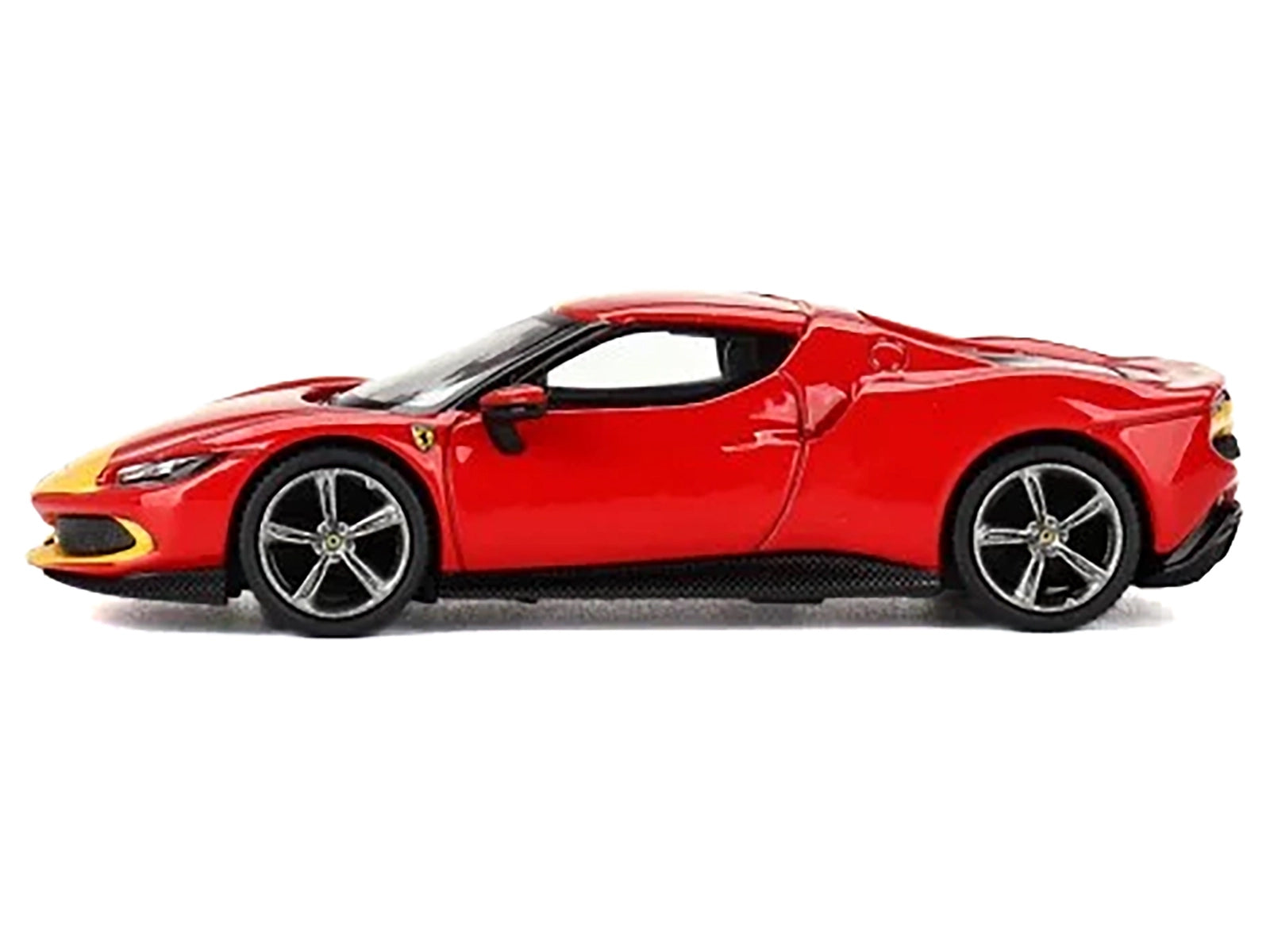 Ferrari 296 GTB Assetto Fiorano Rosso Corsa Red with Yellow - Premium Ferrari Models from BBR - Just $50.91! Shop now at Rapidvehicles