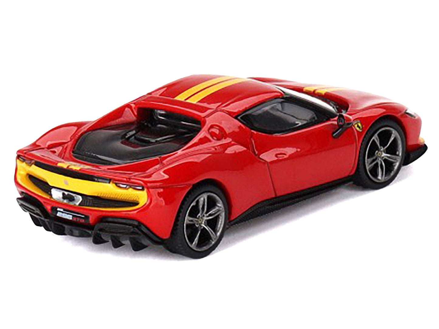 Ferrari 296 GTB Assetto Fiorano Rosso Corsa Red with Yellow - Premium Ferrari Models from BBR - Just $50.91! Shop now at Rapidvehicles